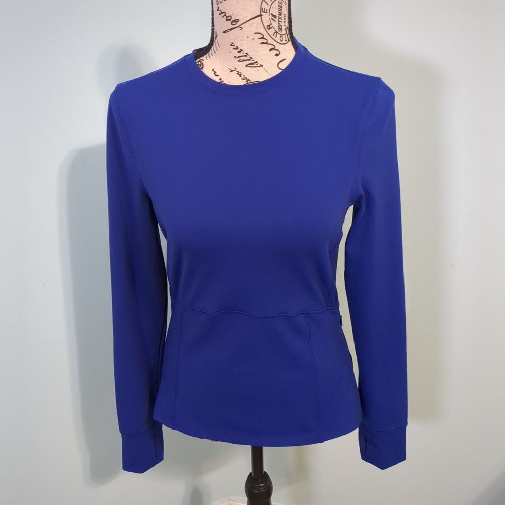 Spyder Activewear Blue Long Sleeve Pullover small